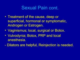 Female sexual dysfunction update | PPT