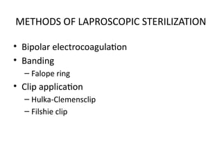 female sterilization.pptx for basic education | PPTX