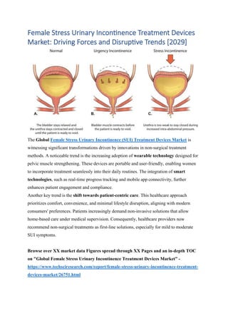 Female Stress Urinary Incontinence Treatment Devices Market | PDF