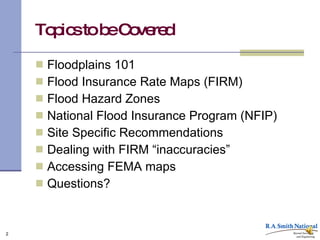 Fema Seminar At Ra Smith National | PPS