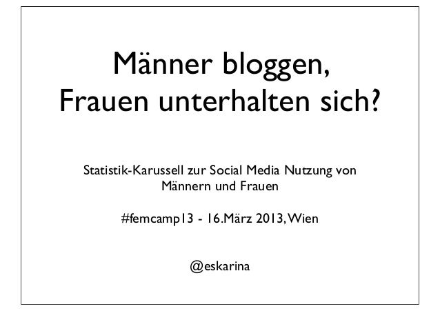 Manner Bloggen Frauen Unterhalten Sich