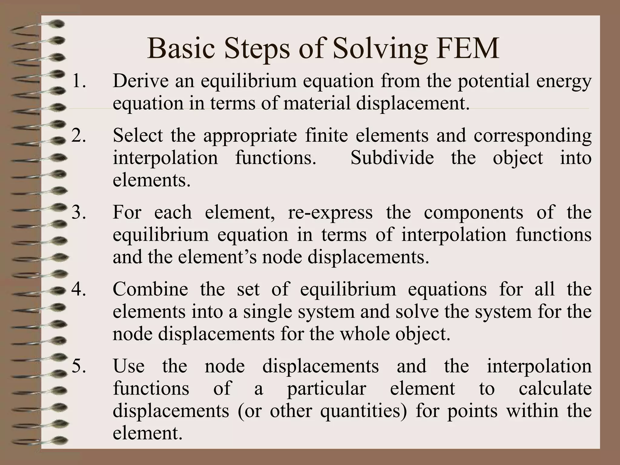 Finite element method | PPT