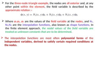 Comprehensive Finite Element Equation Formulation and Methods | PPTX