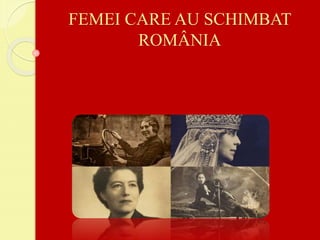 FEMEI CARE AU SCHIMBAT
ROMÂNIA
 