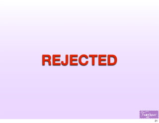 REJECTED

21

 