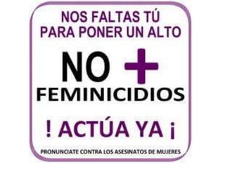 Feminicidio