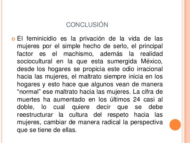 Feminicidios en méxico 2
