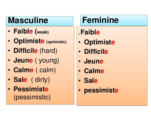 feminine-of-french-adjectives