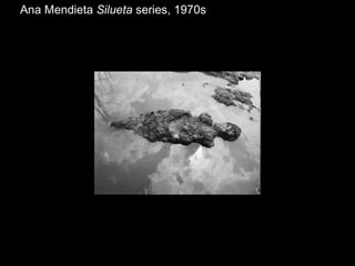 Ana Mendieta  Silueta  series, 1970s  
