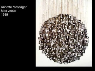 Annette Messager Mes voeux 1989 