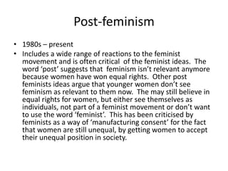 Feminism Theory | PPT