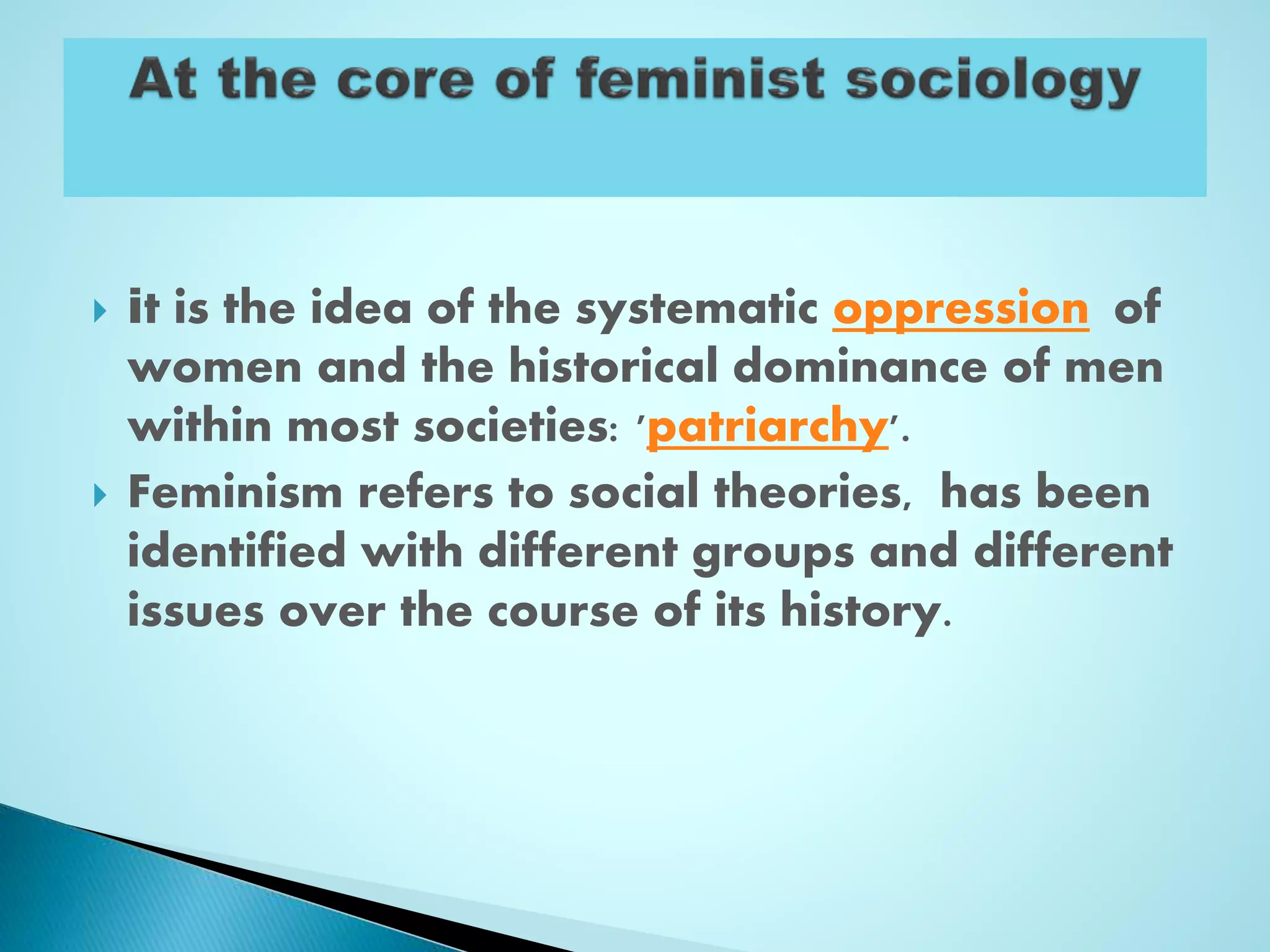 Feminism And Gender Equality Pptx