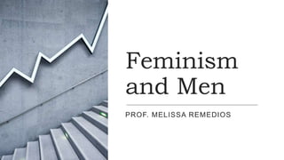 Feminism
and Men
PROF. MELISSA REMEDIOS
 