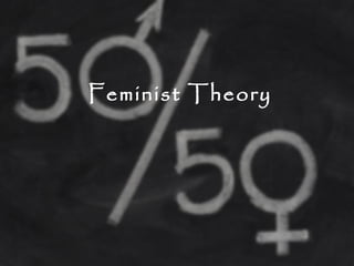 Feminist Theory and Homosexuality & Transgenderism | PPT