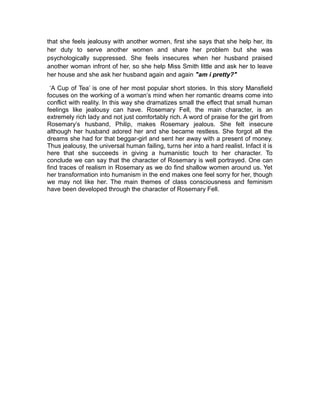 Feminism Applied On Cup Of Tea