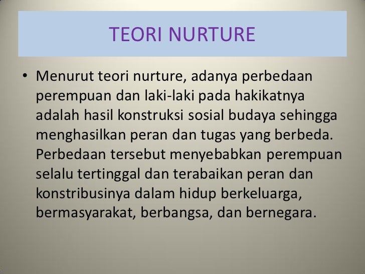 Contoh Gejala Sosial Kesetaraan Gender - Rommy 7081