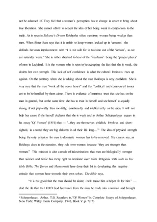 Feminism in sultanas_dream | PDF