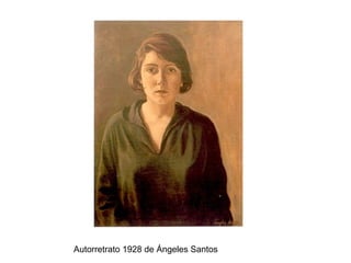 Autorretrato 1928 de Ángeles Santos 