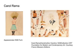 Carol Rama Appassionata-1939-Turin Carol Rama  Grandmother Carolina 1936 Collection CRT Foundation for Modern and Contempo...