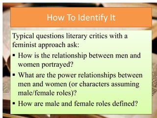 how is the relationship between men and women portrayed