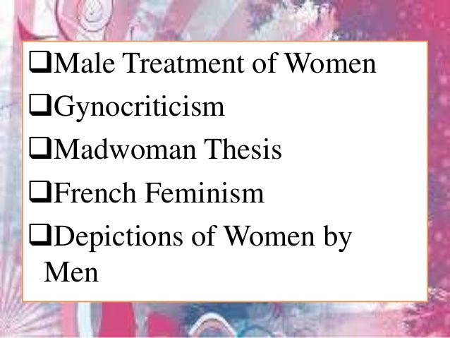 feminist literary thesis statement