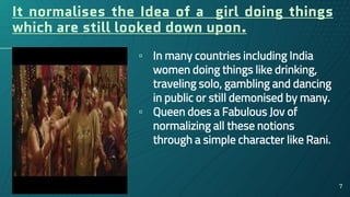 Feminism studies in hindi cinema | PPT