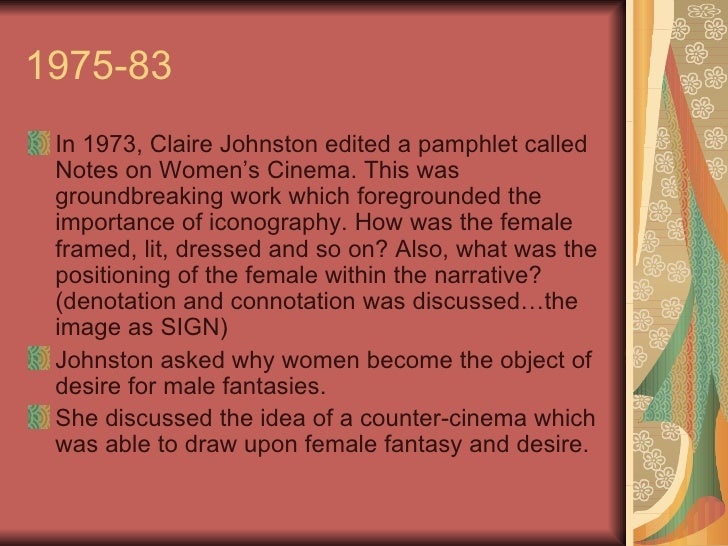 Feminist Film Theory