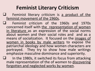 literature review on feminist