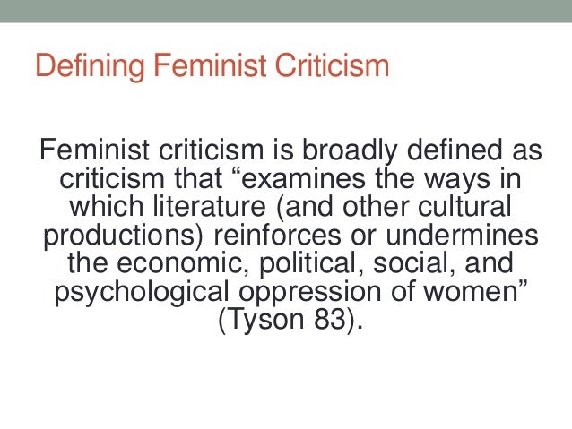 what is feminist criticism