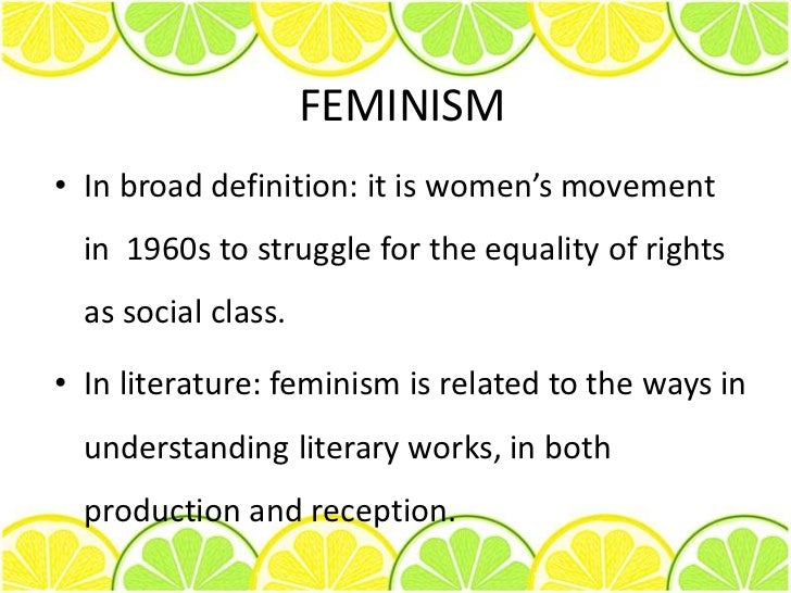 What is the definition of feminist criticism?