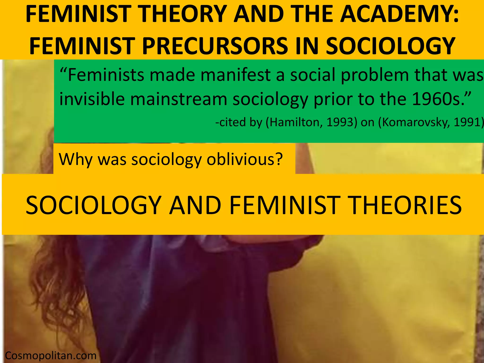 Feminist Theories. | PPT