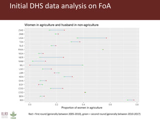 Exploring feminization of agriculture through gender dynamics across scales
