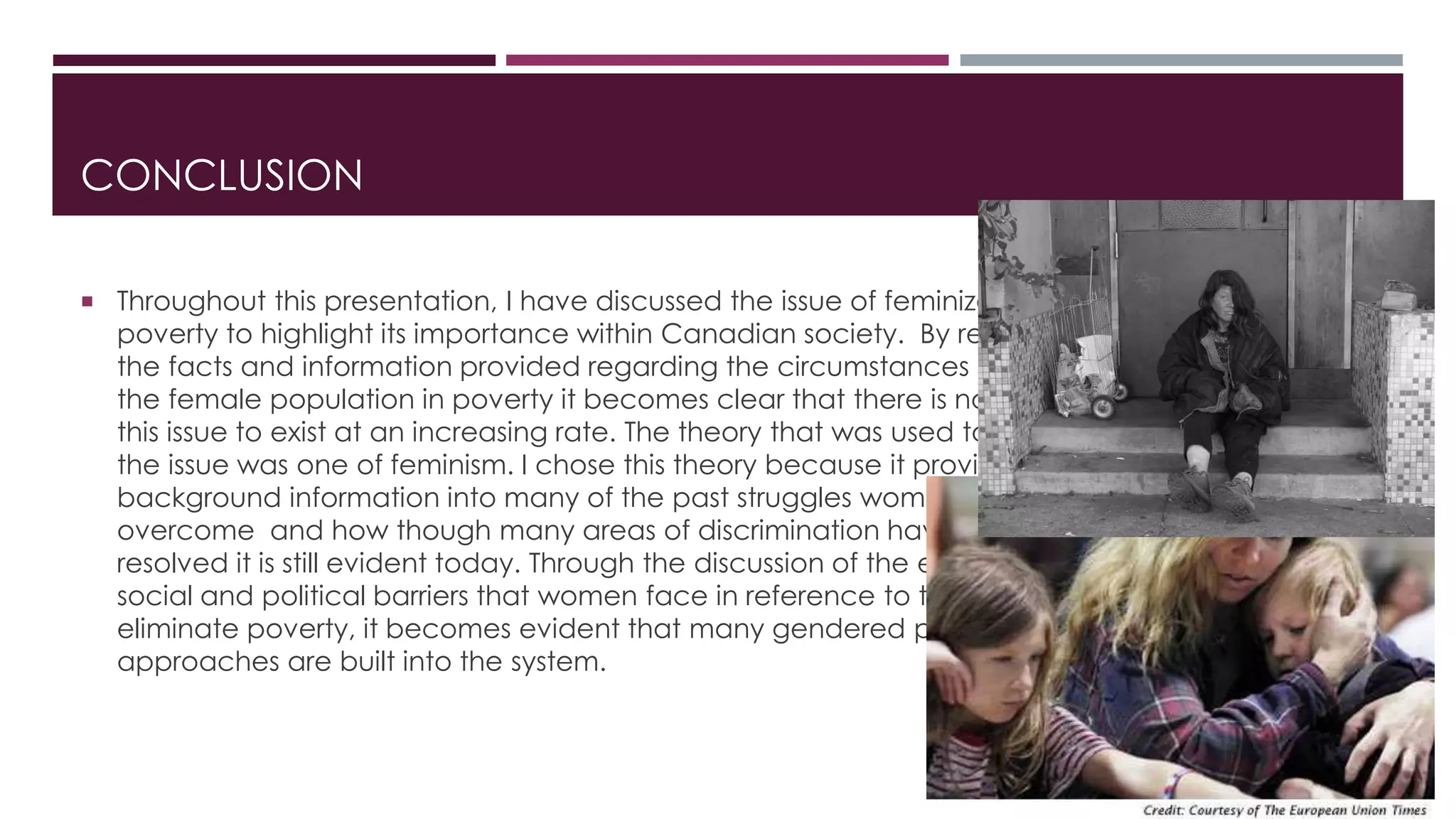 Feminization of poverty | PPTX