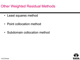 Weighted Square Method Introduction to Finite Elements | PPT