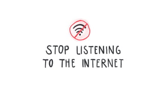 Stop listening to the internet – Femke van Schoonhoven