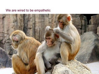 We are wired to be empathetic 