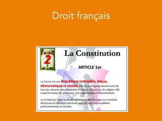 Droit français
 