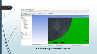 Fine meshing for circular section
34
 