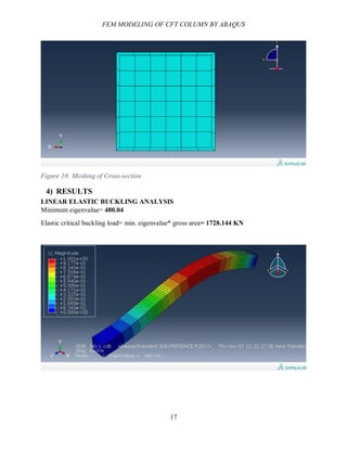 Finite Element Modeling of Concrete Filled Steel column Under Axial ...