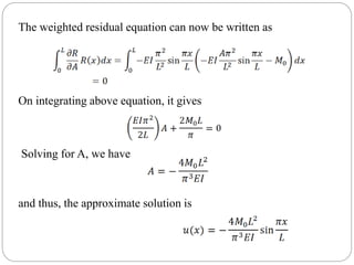 least squares approach in finite element method | PPTX