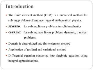 least squares approach in finite element method | PPTX