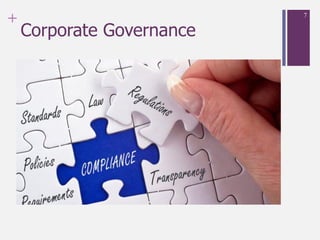 +
Corporate Governance
7
 