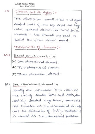 FINITE ELEMENT METHODS FOR CIVIL ENGINEERING INTRODUCTIONNotes.pdf