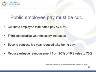 What happens when…The costs for public services exceed revenues?