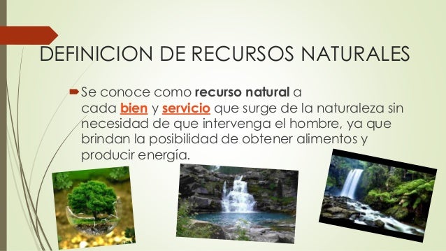 RECURSOS NATURALES DEFINICION EBOOK RECURSOS NATURALES DEFINICION EBOOK