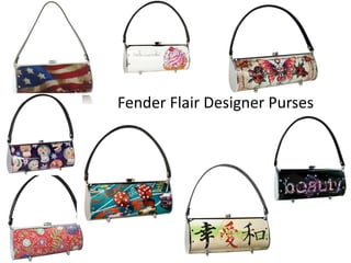 Fender Flair Designer Purses
 