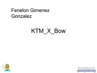 Fenelon Gimenez
Gonzalez


       KTM_X_Bow
 