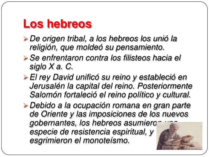 Fenicios y hebreos