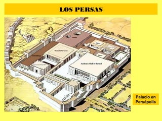 LOS PERSAS
Palacio en
Persépolis