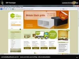 55AVALIANDO A EXPERIÊNCIA DE COMPRA- Atendimento online- Pesquisa de satisfação via e-mail- Sugestão de produtos e serviços complementares- Programa de fidelização- Estimular o boca-a-boca positivo e monitorar opiniões em redes sociais